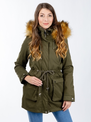 Parka pentru femei GLANO - verde