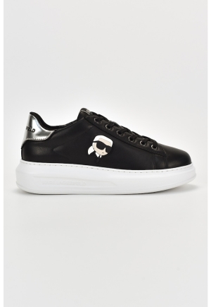 Pantofi sport din piele cu logo Karl Lagerfeld