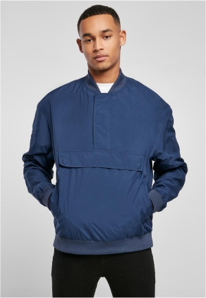 Jachetă Bomber Albastră Navy