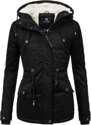 MARIKOO Parka de iarnă 'Manolya' negru