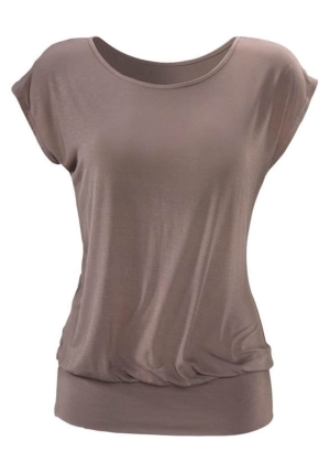 LASCANA Tricou pământiu