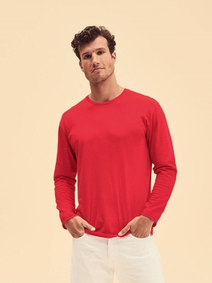 Tricou roșu Iconic Fruit of the Loom pentru bărbați