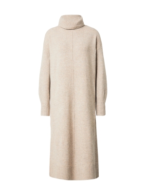 PIECES Rochie tricotat gri taupe