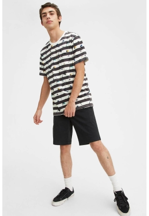 Bermude chino Levis cu talie medie pentru bărbați