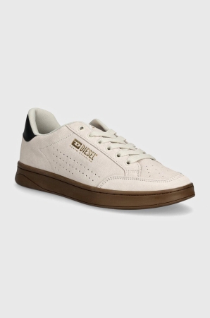 Sneakers Diesel din piele intoarsă S-Athene Vtg culoarea bej