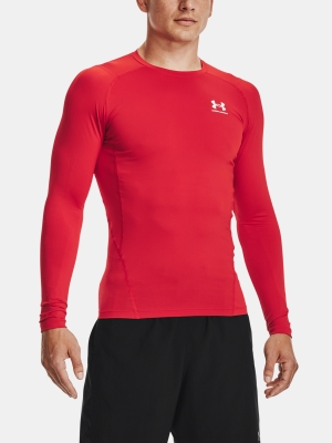 Tricou barbati, Under Armour, rosu, maneca lunga