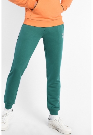 Pantaloni de trening din amestec de bumbac Luskin - Verzi