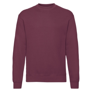 Hanorac Bărbați Burgundy Set-in Sweat Fruit of the Loom