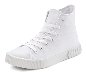 LASCANA Sneaker înalt alb