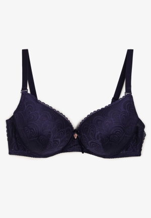 Sutien Bleumarin cu Dantelă