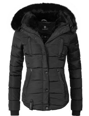 MARIKOO Geacă de iarnă &#x27;Lotusblüte&#x27; negru
