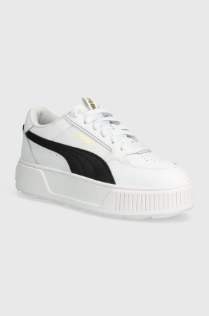 Sneakers Puma din piele Karmen Rebelle culoarea alb 387212