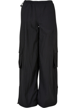 Pantaloni largi Urban Classics cu buzunare negri