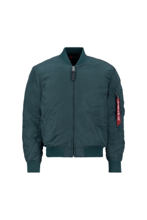 ALPHA INDUSTRIES Geacă de primăvară-toamnă 'MA-1 VF 59' verde