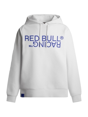 Red Bull Racing x Pepe Jeans Bluză de molton alb cu logo albastru