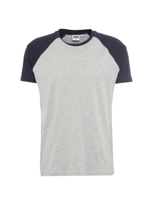 Urban Classics Tricou bleumarin / gri amestecat