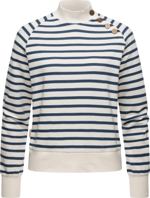 Ragwear Pulover 'Majjorka' albastru / alb murdar