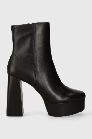 Botine Aldo Gavamaldar pentru femei, negre, cu toc drept