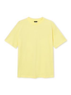 Johnny Urban Tricou 'Sammy Oversized' galben deschis