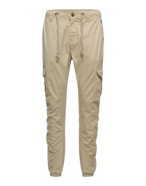 Urban Classics Pantaloni cu buzunare nisipiu