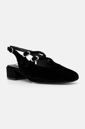 Pantofi cu toc gros Steve Madden City View, culoare negru, cu detalii elegante
