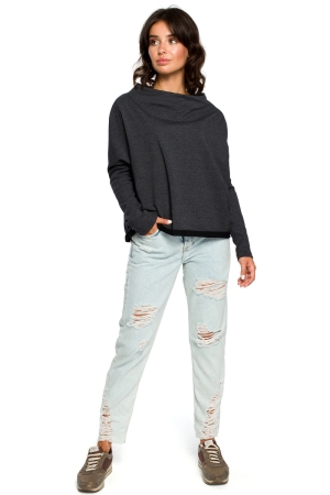 Pulover Dama, BeWear B094, Grafit