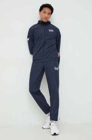 EA7 Emporio Armani trening barbati, culoarea albastru marin