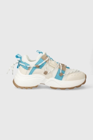 Sneakers Steve Madden Tazmania culoarea bej și albastru