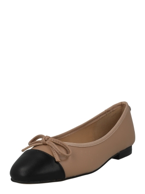 STEVE MADDEN Balerini 'ELLISON' nisipiu / negru