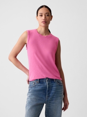 Tricou fără mâneci pentru femei GAP - roz