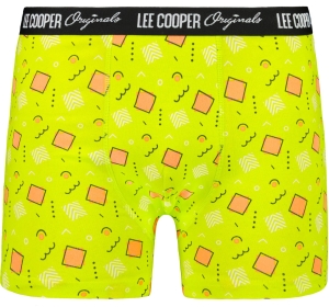 Boxeri barbati, Lee Cooper Patterned, galbeni cu motive