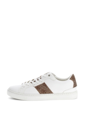 GUESS Sneaker low 'Todi' maro / alb