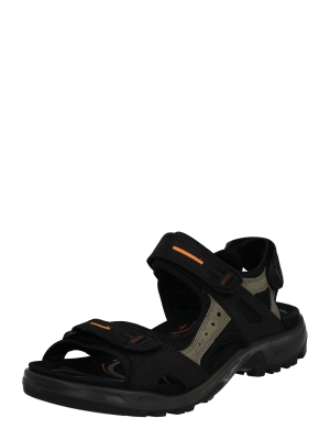 ECCO Sandale trekking 'Offroad' gri taupe / portocaliu deschis / negru