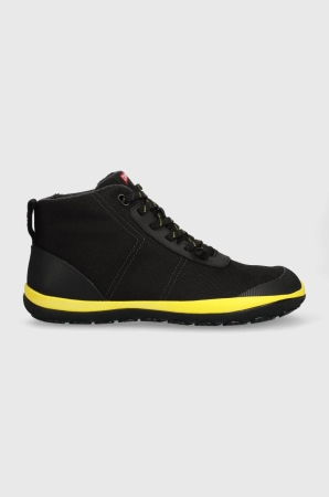 Sneakers Camper Peu Pista GM culoarea negru cu detalii galbene