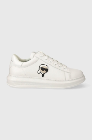 Sneakers din piele Karl Lagerfeld KAPRI MENS, alb