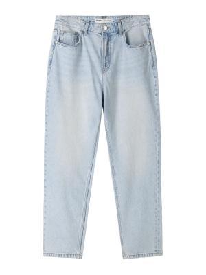 Bershka Jeans Albastru Denim Loose Fit